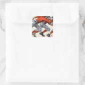 サッカー選手 スクエアシール (バッグ)