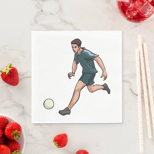 サッカー選手 スタンダードランチョンナプキン