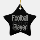 サッカー選手 セラミックオーナメント (裏面)