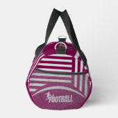 サッカー選手，チーム，誕生日ギフトダッフルバッグ ダッフルバッグ (右)