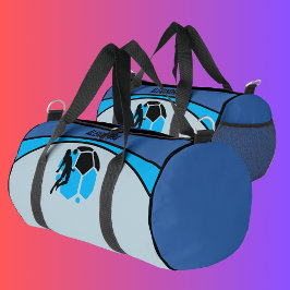 サッカー選手，チーム，誕生日ギフトダッフルバッグ ダッフルバッグ