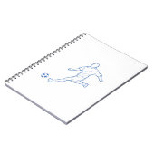 サッカー選手 ノートブック (左側)