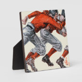 サッカー選手 フォトプラーク (正面)