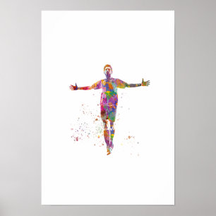 サッカー選手 ポスター