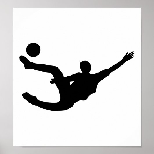 サッカー選手 ポスター (正面)