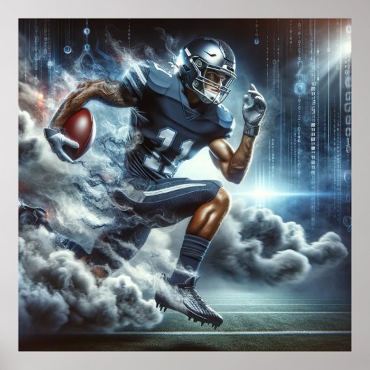 サッカー選手 ポスター (正面)