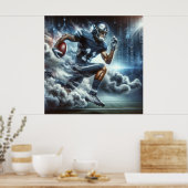 サッカー選手 ポスター (キッチン)