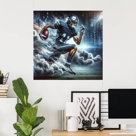 サッカー選手 ポスター (ホームオフィス)