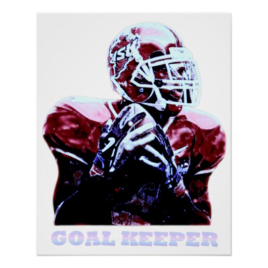 サッカー選手 ポスター (正面)