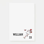 サッカー選手 ポストイット (正面)