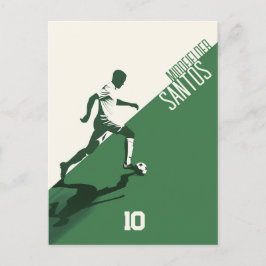 サッカー選手 ポストカード