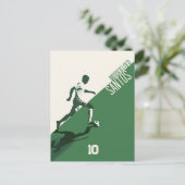 サッカー選手 ポストカード (スタンド正面)