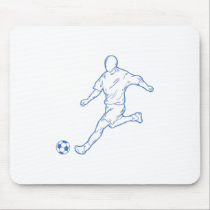 サッカー選手 マウスパッド