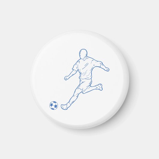 サッカー選手 マグネット (正面)