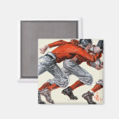 サッカー選手 マグネット (正面/裏面)