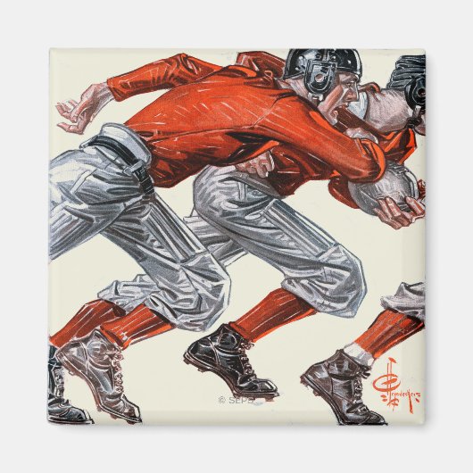 サッカー選手 マグネット (正面)