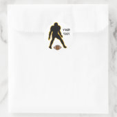 サッカー選手 ラウンドシール (バッグ)