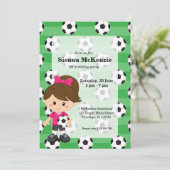 サッカー選手 招待状 (スタンド正面)