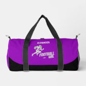 サッカー選手、誕生日ギフト、サッカーチーム ダッフルバッグ (正面)