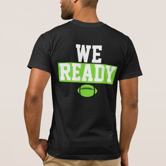 サッカー選手（2人） Tシャツ (裏面)