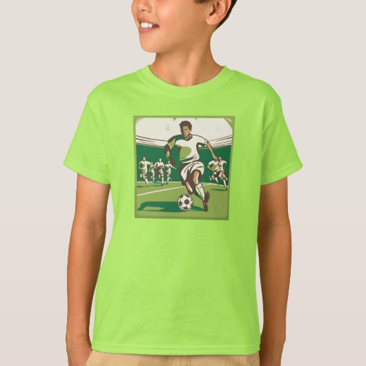 サッカー選手 Tシャツ (正面)