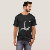 サッカー選手 Tシャツ (正面フル)