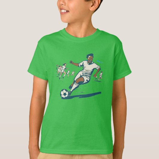 サッカー選手 Tシャツ (正面)