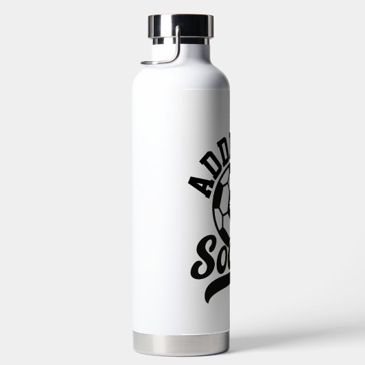 サッカー選手ADD NAMEサッカーチームパーソナライズされた ウォーターボトル (右面)