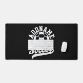 サッカー選手ADD NAMEサッカーチームパーソナライズされた デスクマット (キーボード&マウス)