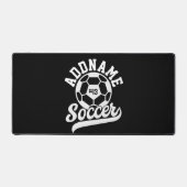 サッカー選手ADD NAMEサッカーチームパーソナライズされた デスクマット (正面)