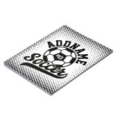 サッカー選手ADD NAMEサッカーチームパーソナライズされた ノートブック (左側)