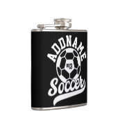 サッカー選手ADD NAMEサッカーチームパーソナライズされた フラスク (右)