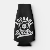 サッカー選手ADD NAMEサッカーチームパーソナライズされた ボトルクーラー (正面)