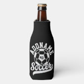 サッカー選手ADD NAMEサッカーチームパーソナライズされた ボトルクーラー (ボトル正面)