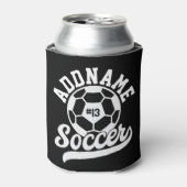 サッカー選手ADD NAMEサッカーチームパーソナライズされた 缶クーラー (缶正面)