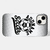 サッカー選手ADD NAMEサッカーチームパーソナライズされた Case-Mate iPhoneケース (裏面 (横))