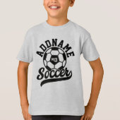 サッカー選手ADD NAMEサッカーチームパーソナライズされた Tシャツ (正面)
