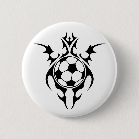 サッカー部族. 缶バッジ (正面)
