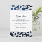 サッカー野球スポーツバー（ユダヤ教の）バル・ミツバー 招待状 (スタンド正面)