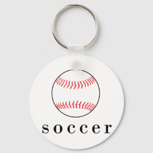 サッカー野球面白いスポーツTシャツ キーホルダー