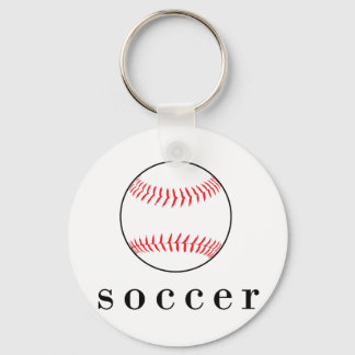 サッカー野球面白いスポーツTシャツ キーホルダー