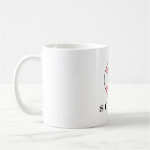 サッカー野球面白いスポーツTシャツ コーヒーマグカップ (左)