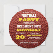 サッカー金ゴールドラウンド招待状 招待状 (正面)