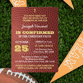 サッカー金ゴールド確認招待状 招待状