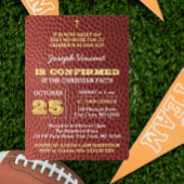 サッカー金ゴールド確認招待状 招待状