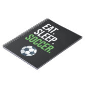 サッカー関連ギフトスポーツ皮肉ファンチーム彼女 ノートブック (左側)