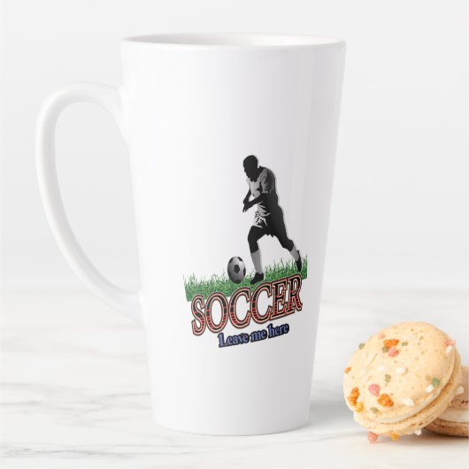 サッカー離れの私 カフェラテマグ (インサイチュ)
