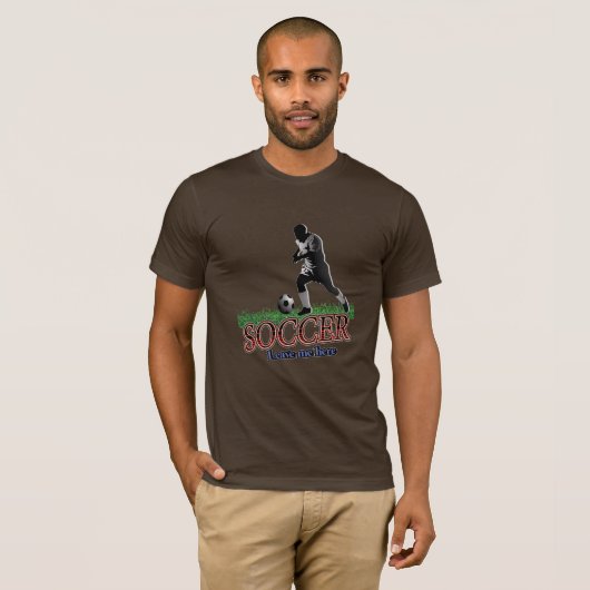 サッカー離れの私 Tシャツ (正面フル)