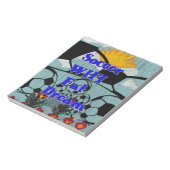 サッカー食べWIFIドリーム – おもしろいスポーツアートプリント ノートパッド (回転)