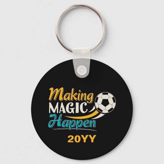 サッカー魔法の実現 キーホルダー (正面)